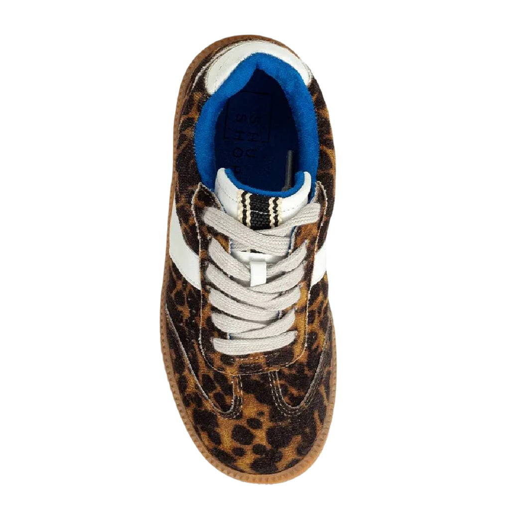 ShuShop ShuShop Leopard Print Syndey Mini Sneaker