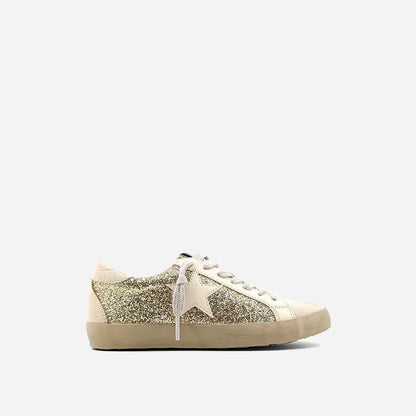 ShuShop Paula Kids Sneaker Gold Glitter