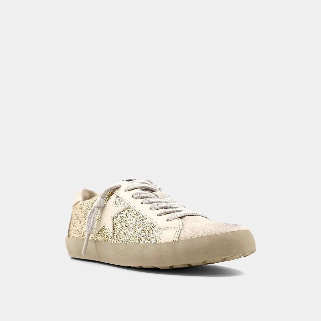 ShuShop Paula Kids Sneaker Gold Glitter