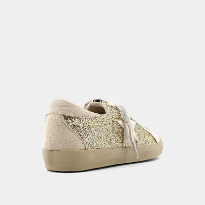 ShuShop Paula Kids Sneaker Gold Glitter