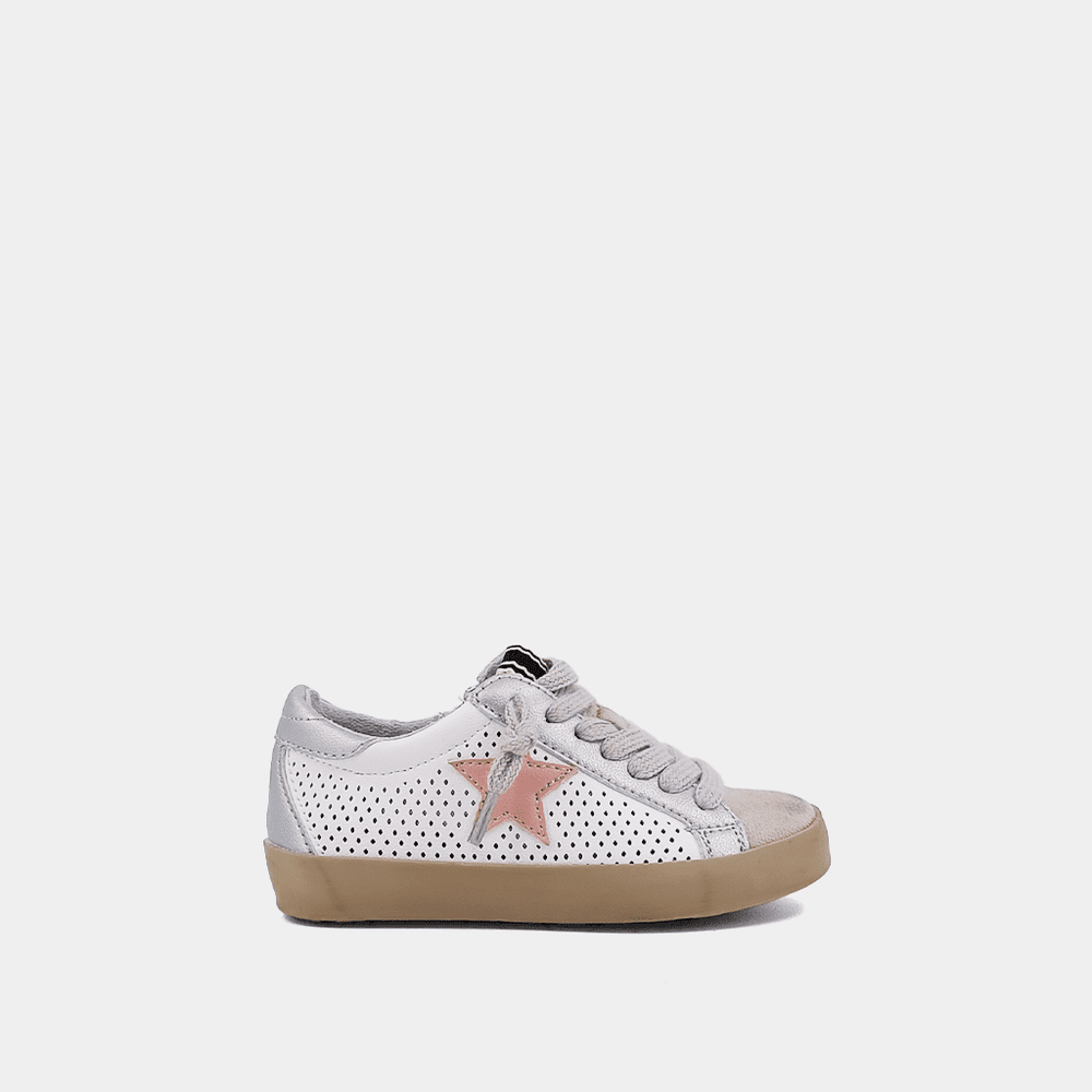 ShuShop Paula Toddlers Sneaker White Perf