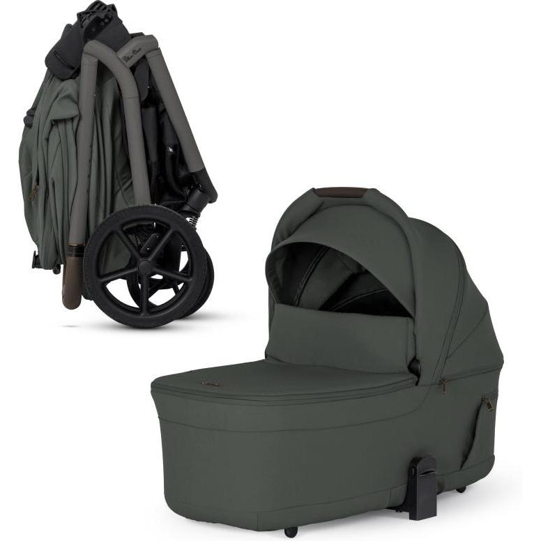 Silver Cross Stroller Accessories Pewter Silver Cross Breez Compact Bassinet