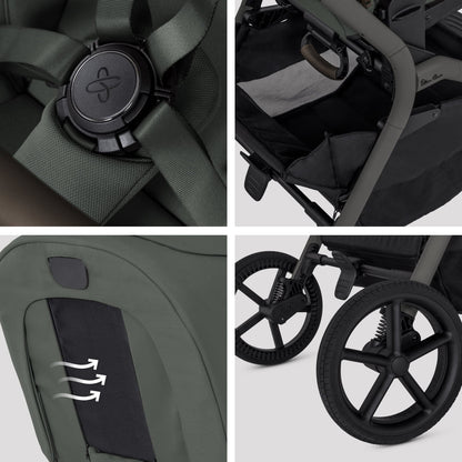 Silver CrossSilver Cross Breez Compact Stroller + Folding Bassinet BundleBabysupermarket