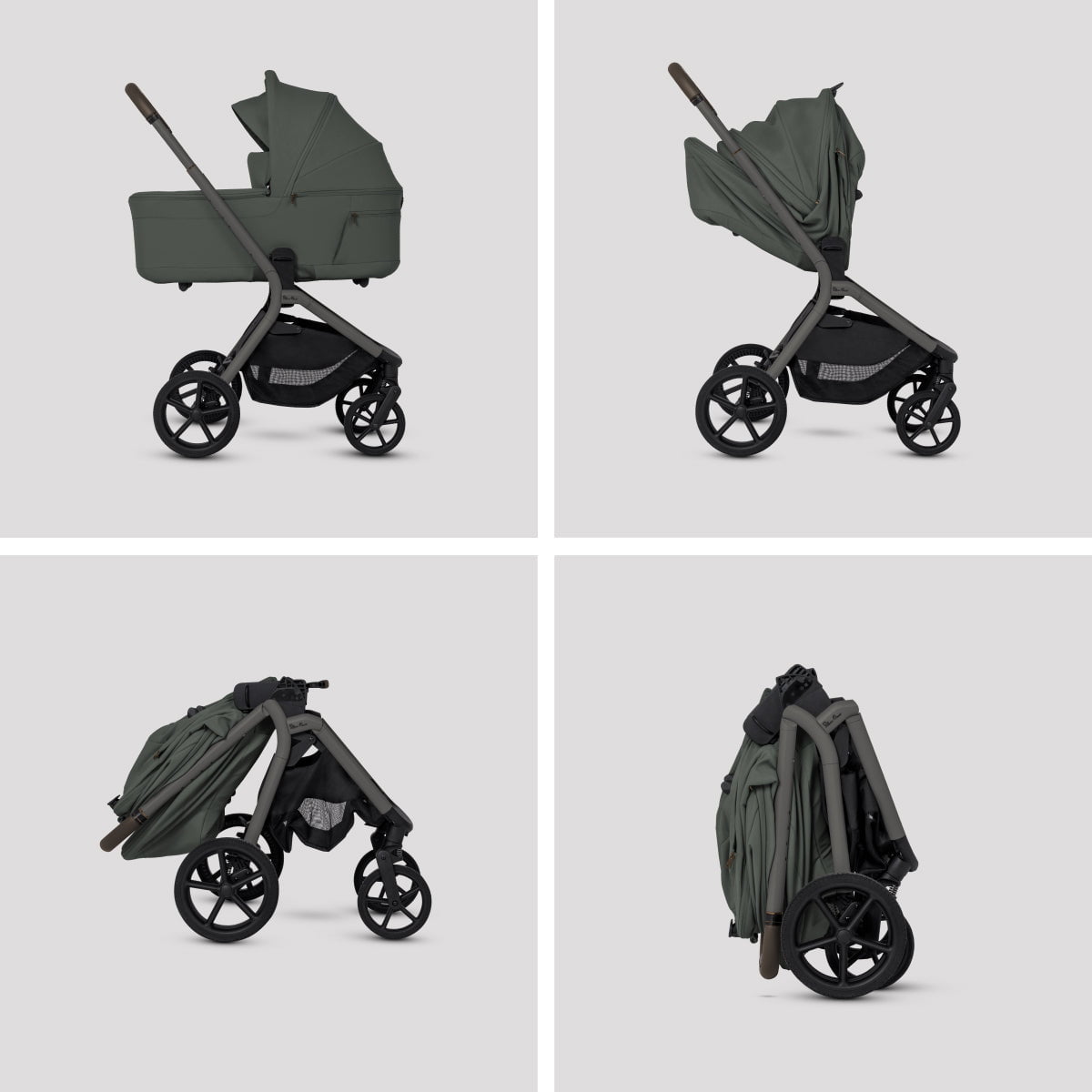 Silver CrossSilver Cross Breez Compact Stroller + Folding Bassinet BundleBabysupermarket