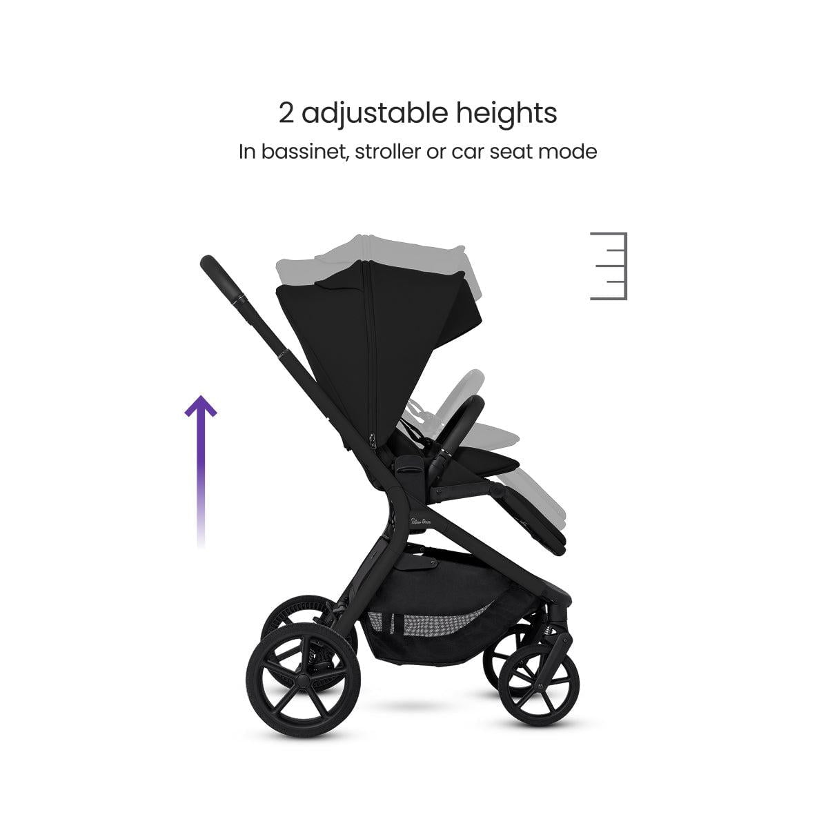 Silver CrossSilver Cross Breez Compact Stroller + Folding Bassinet BundleBabysupermarket