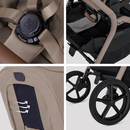 Silver CrossSilver Cross Breez Compact Stroller + Folding Bassinet BundleBabysupermarket