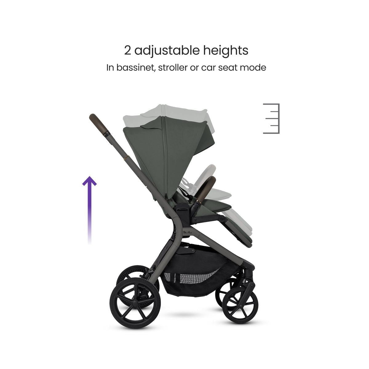 Silver Cross Strollers - Single Silver Cross Breez Mid-Size Compact Stroller