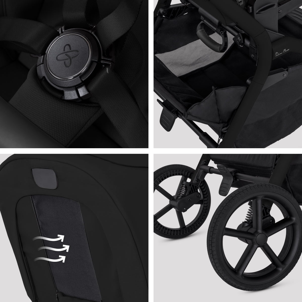 Silver Cross Strollers - Single Silver Cross Breez Mid-Size Compact Stroller
