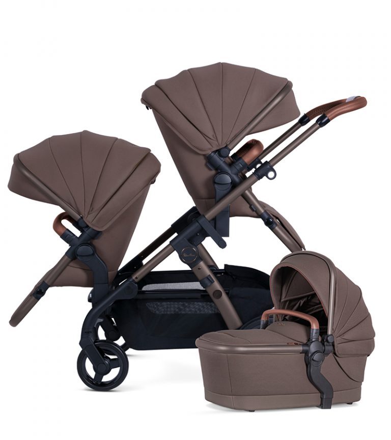 Silver Cross Wave 3 Complete - Seat, Bassinet, & Tandem Caramel
