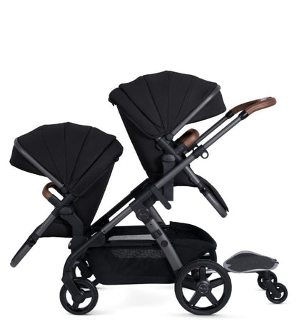 Silver Cross Wave 3 Complete Stroller - Seat, Bassinet, & Tandem Licorice