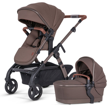 Silver Cross Strollers Caramel Silver Cross Wave 3 Single-to-Double Stroller