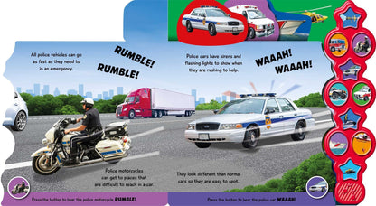Simon & Schuster Children Books Simon & Schuster Emergency Vehicles Book