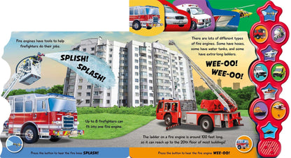 Simon & Schuster Children Books Simon & Schuster Emergency Vehicles Book