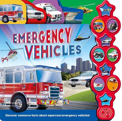Simon & Schuster Children Books Simon & Schuster Emergency Vehicles Book
