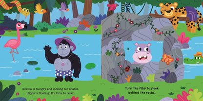 Simon & Schuster Jungle Peep-Through Surprises! Book