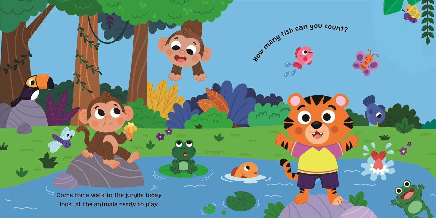 Simon & Schuster Jungle Peep-Through Surprises! Book