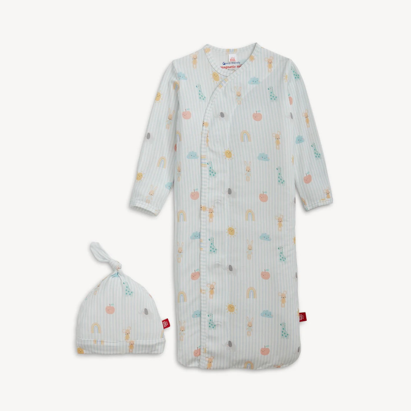 Magnetic MeMagnetic Me Lullaby Sky Blue Magnetic Modal Gown + Hat SetBabysupermarket