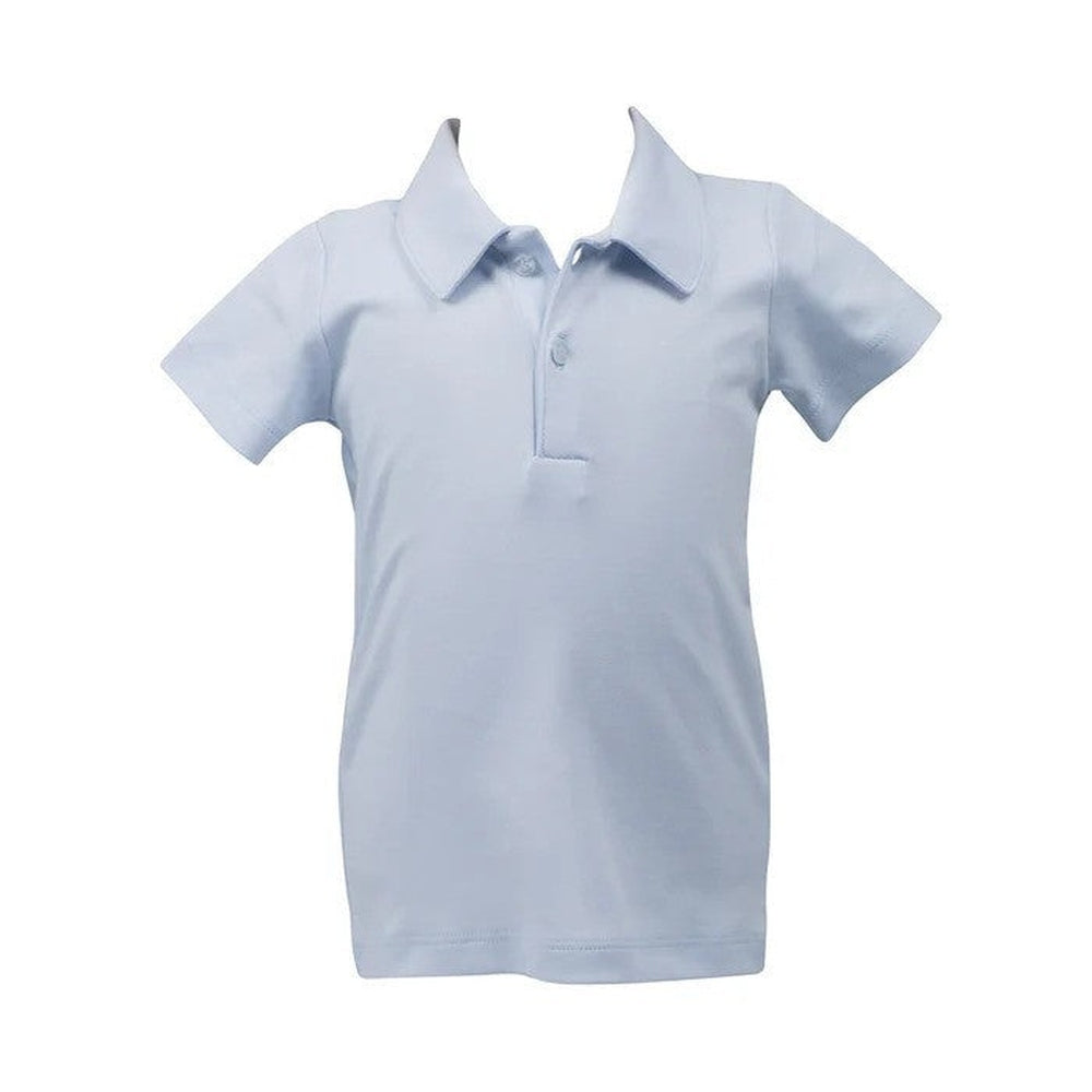 The Proper Peony Sky Blue Polo