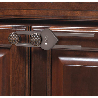 Kidco Sliding Cabinet Locks Brown