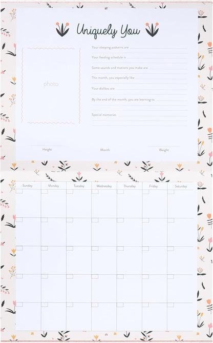 CR GibsonOur Little Snuggle Bug Baby's First Year Keepsake CalendarBabysupermarket