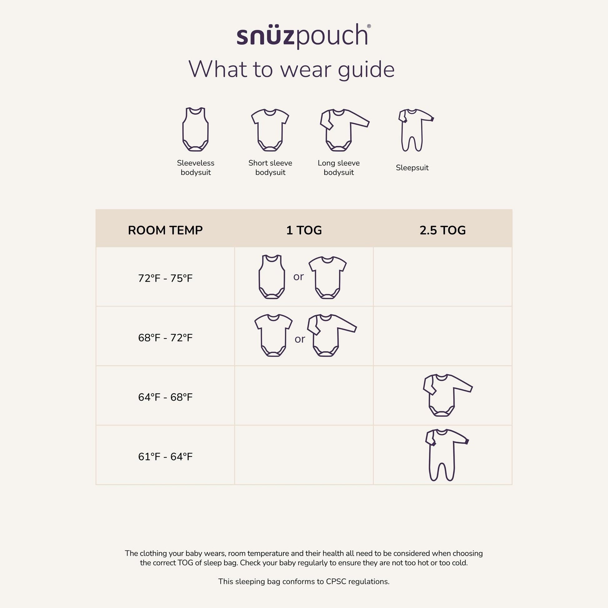 Snüz Sleep Sacks SnüzPouch Blush Dot