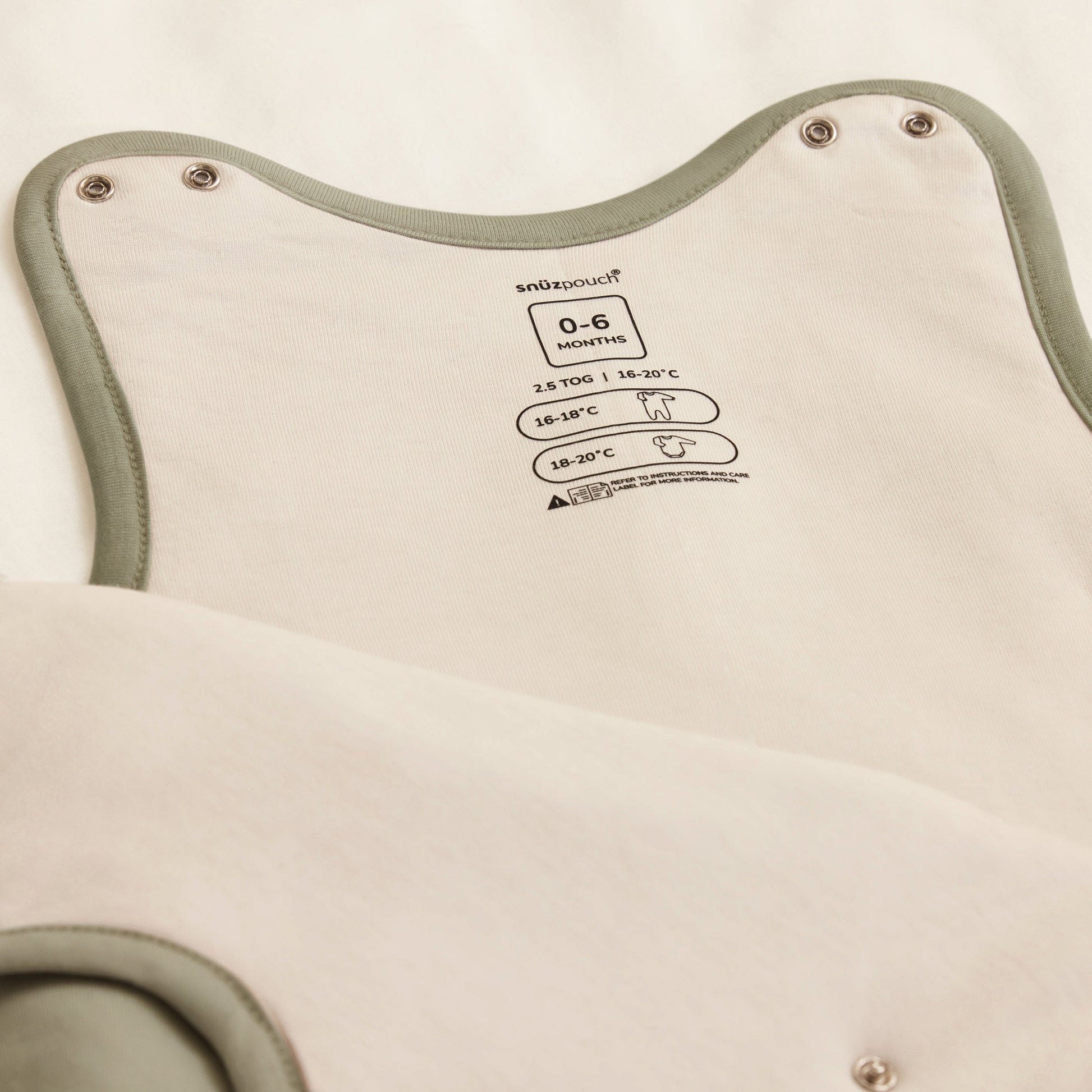 Snüz Sleep Sacks SnüzPouch Sage Cross