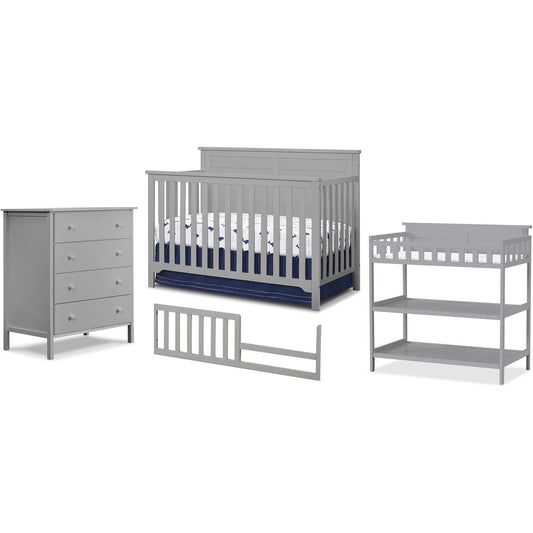 Sorelle Cribs Gray Sorelle Babies Bedroom Bundle