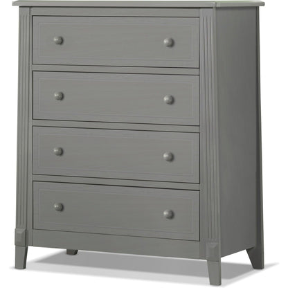 Sorelle Dressers Weathered Gray Sorelle Berkley 4-Drawer Chest