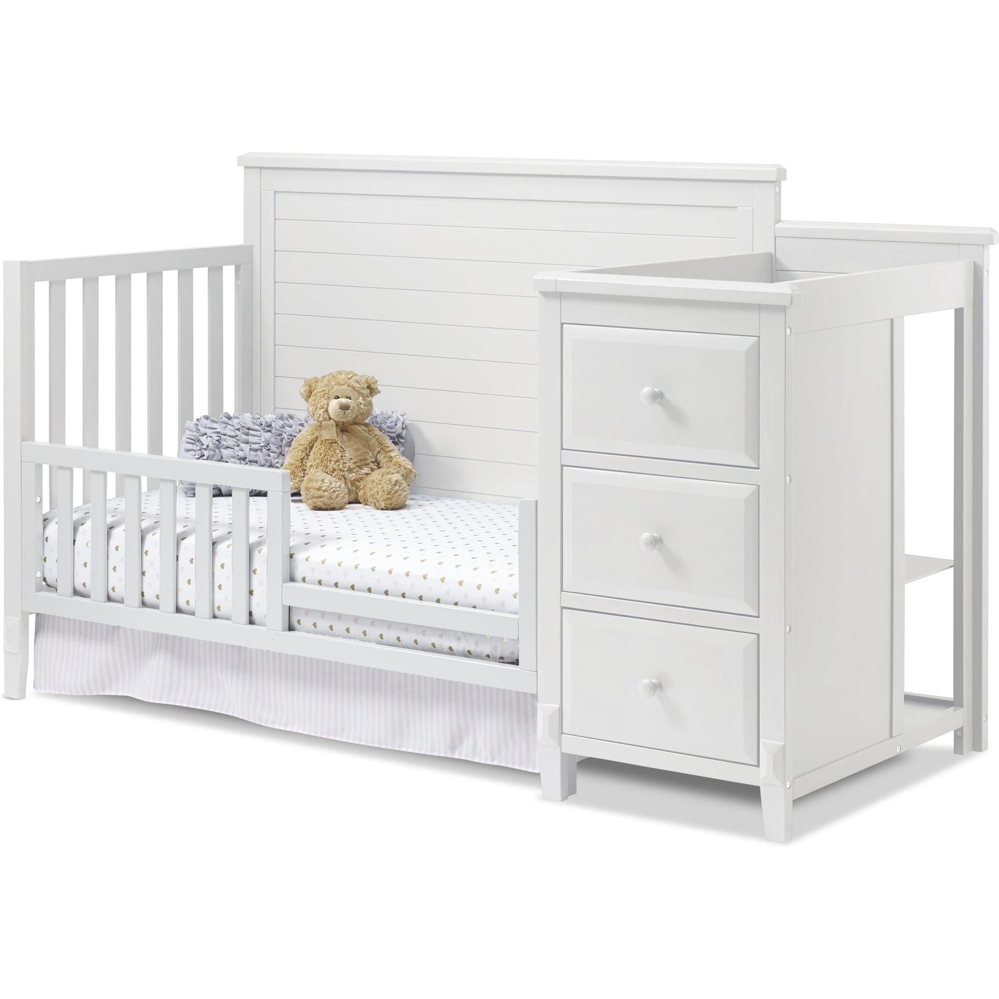 Sorelle Cribs White Sorelle Berkley Crib & Changer Panel Crib