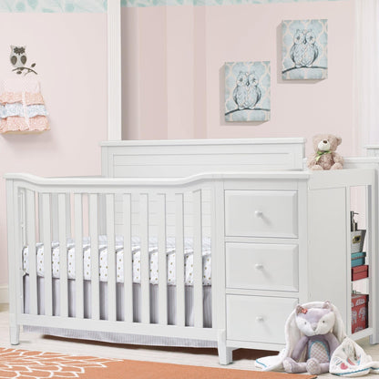 Sorelle Cribs White Sorelle Berkley Crib & Changer Panel Crib
