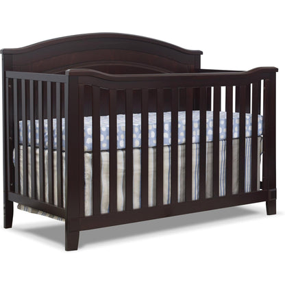 Sorelle Cribs Espresso Sorelle Berkley Round Top Panel Crib