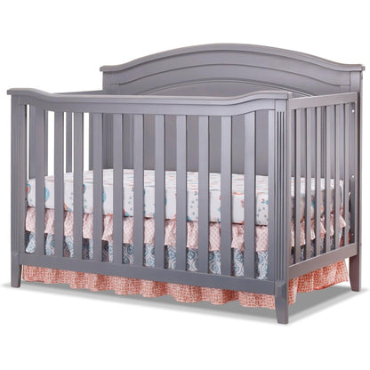 Sorelle Cribs Gray Sorelle Berkley Round Top Panel Crib