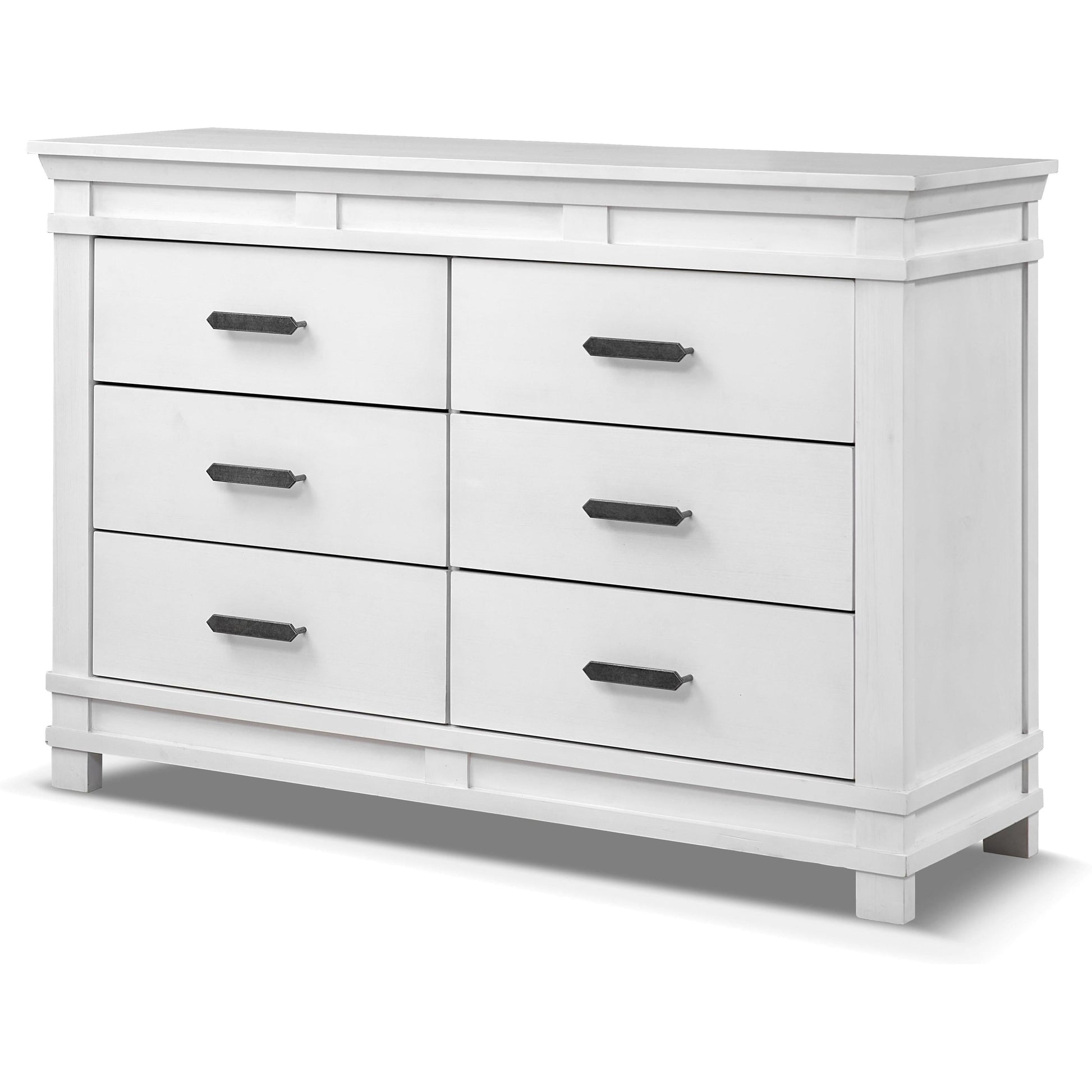 Sorelle Dressers Vintage White Sorelle Brookfield Double Dresser