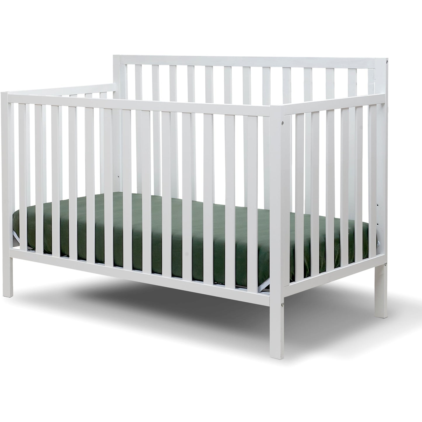 Sorelle Cribs White Sorelle Essex Euro 4-in-1 Convertible Crib