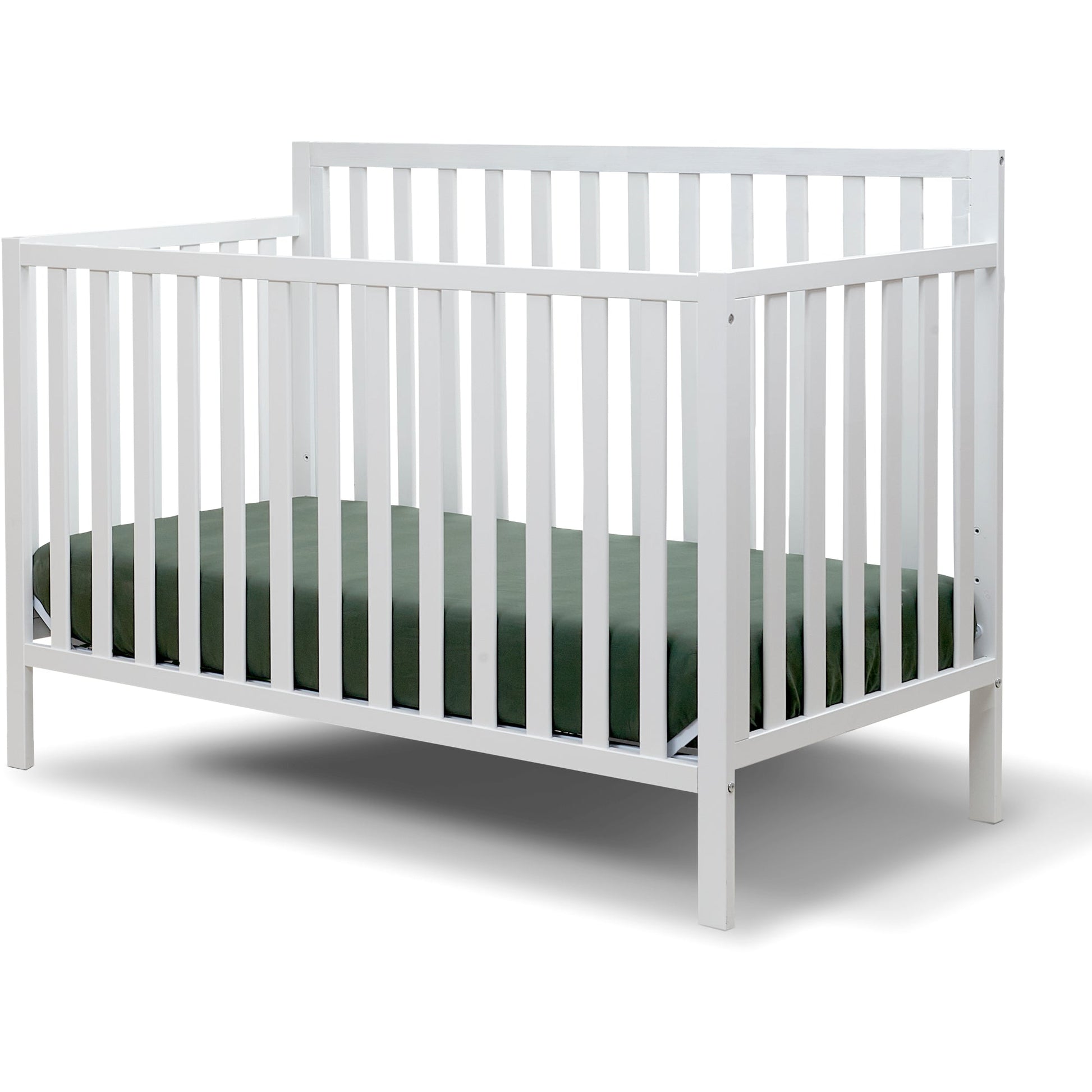 Sorelle Cribs White Sorelle Essex Euro 4-in-1 Convertible Crib