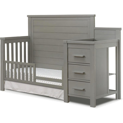 Sorelle Cribs Weathered Gray Sorelle Farmhouse Crib & Changer