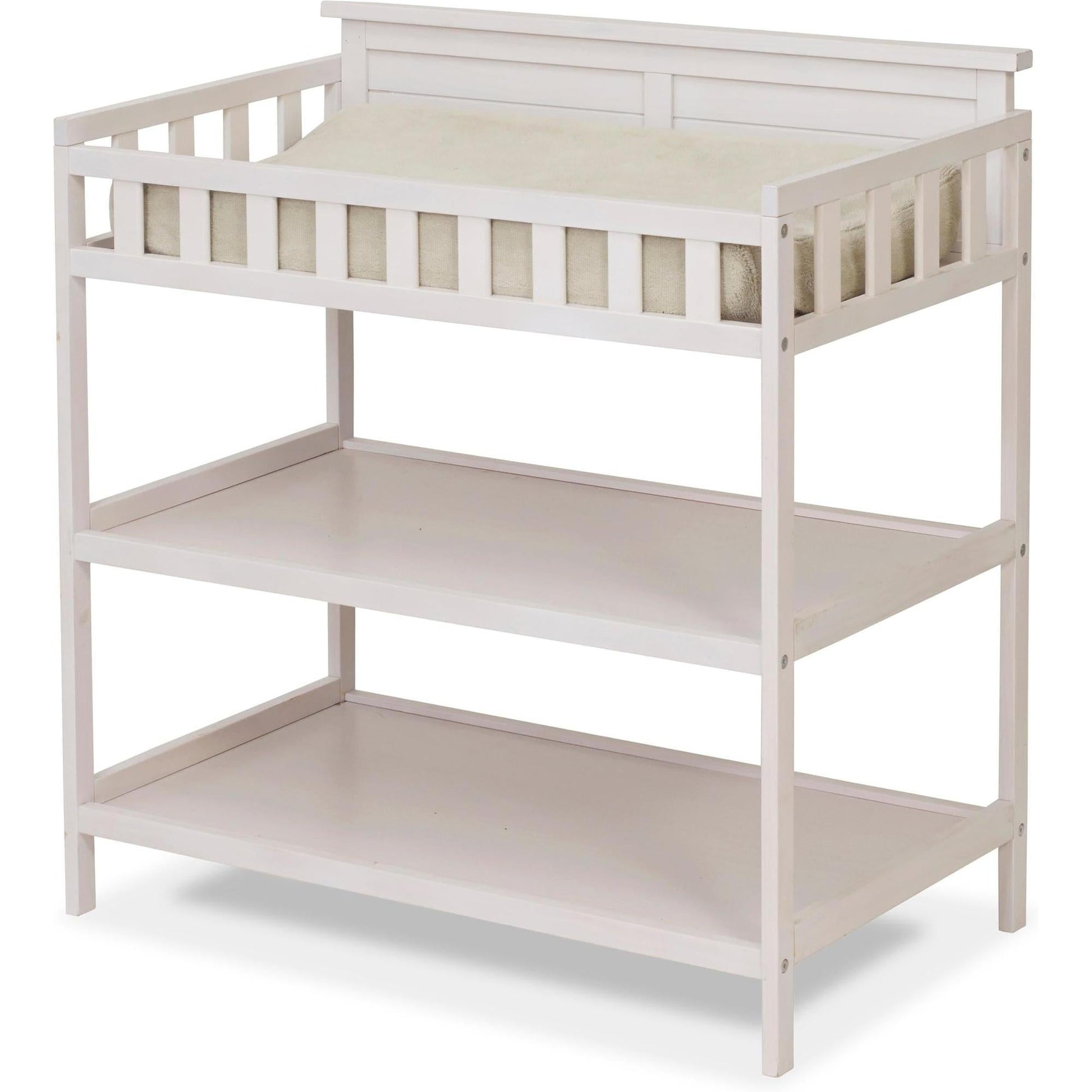 Sorelle Changing Stations Weathered White Sorelle Farmhouse Dressing Table