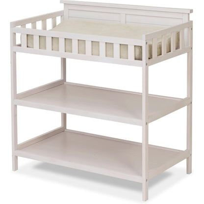 Sorelle Changing Stations Weathered White Sorelle Farmhouse Dressing Table