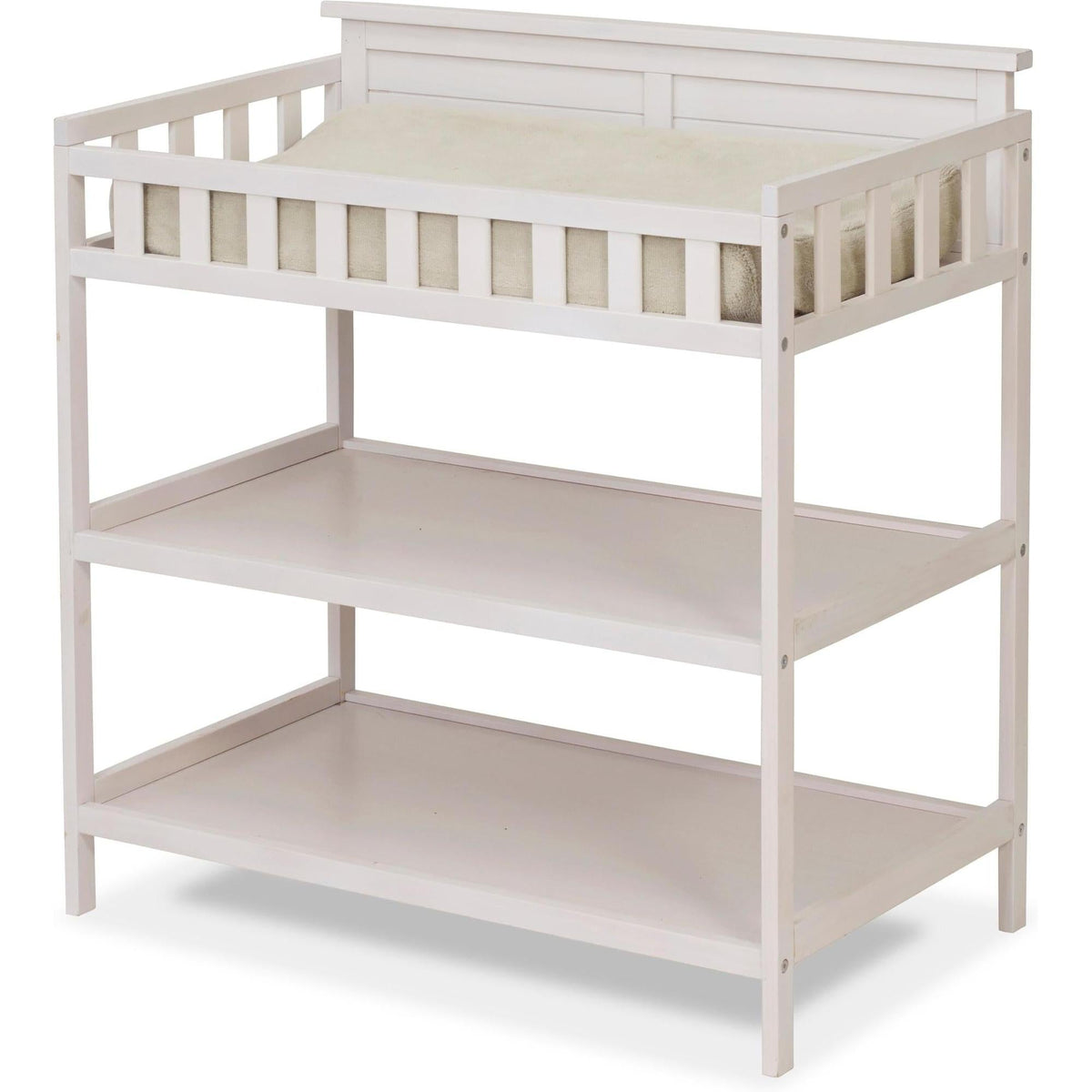 Sorelle Changing Stations Weathered White Sorelle Farmhouse Dressing Table