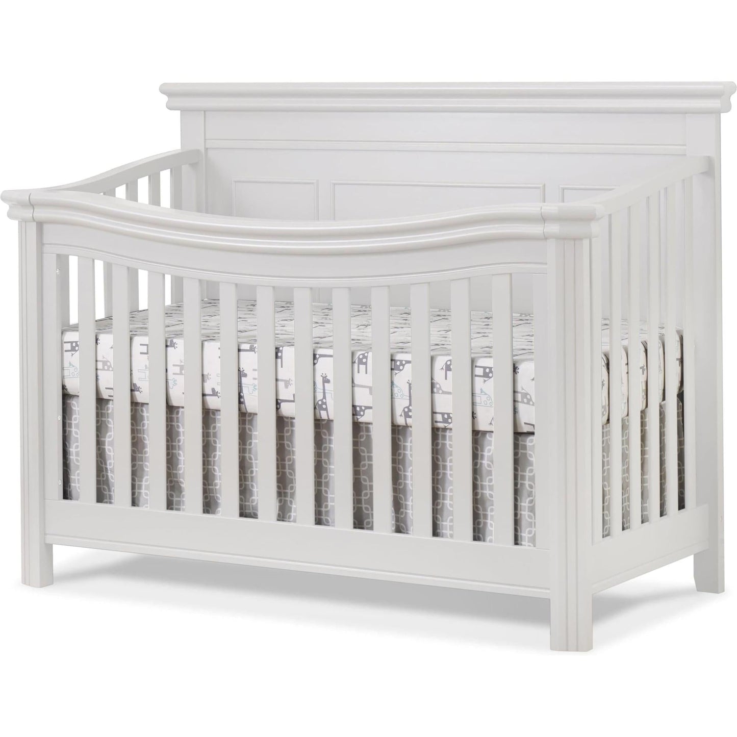 Sorelle Cribs White Sorelle Finley Lux Flat Top Crib