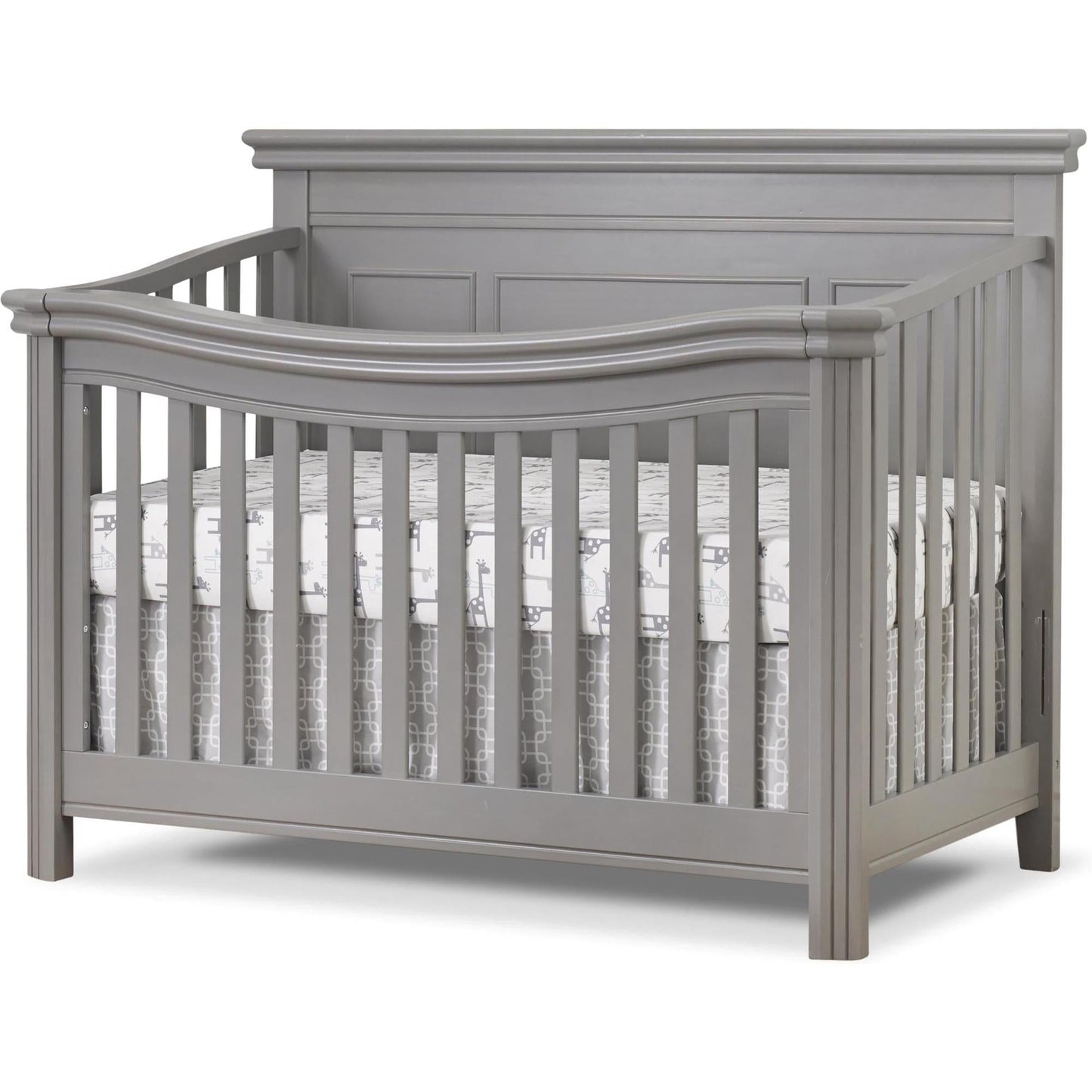 Sorelle Cribs Weathered Gray Sorelle Finley Lux Flat Top Crib