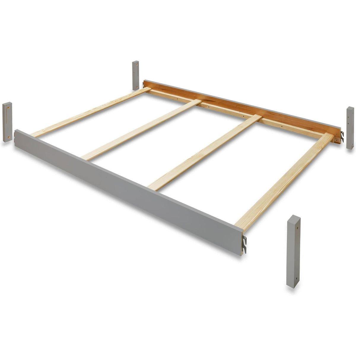 Sorelle Conversion Kits Weathered Gray Sorelle Full Size Rail (#224)