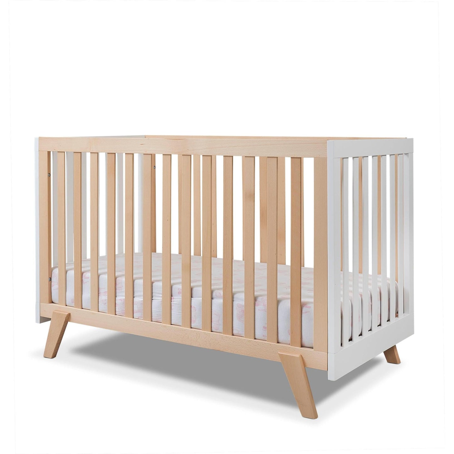 Sorelle Cribs Natural wood and White Sorelle Luce Crib