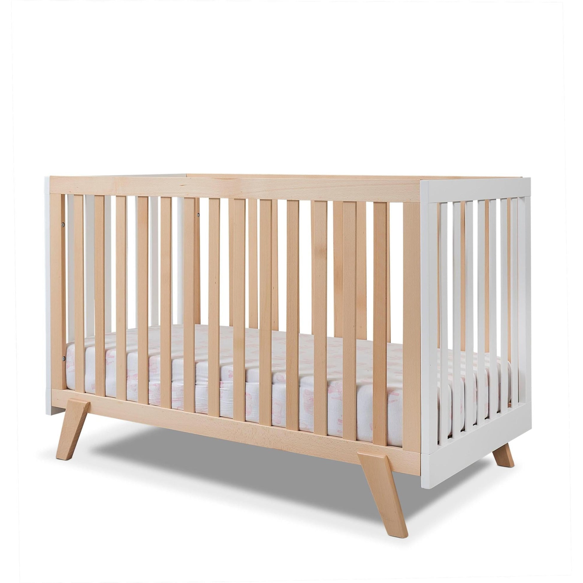 Sorelle Cribs Natural wood and White Sorelle Luce Crib