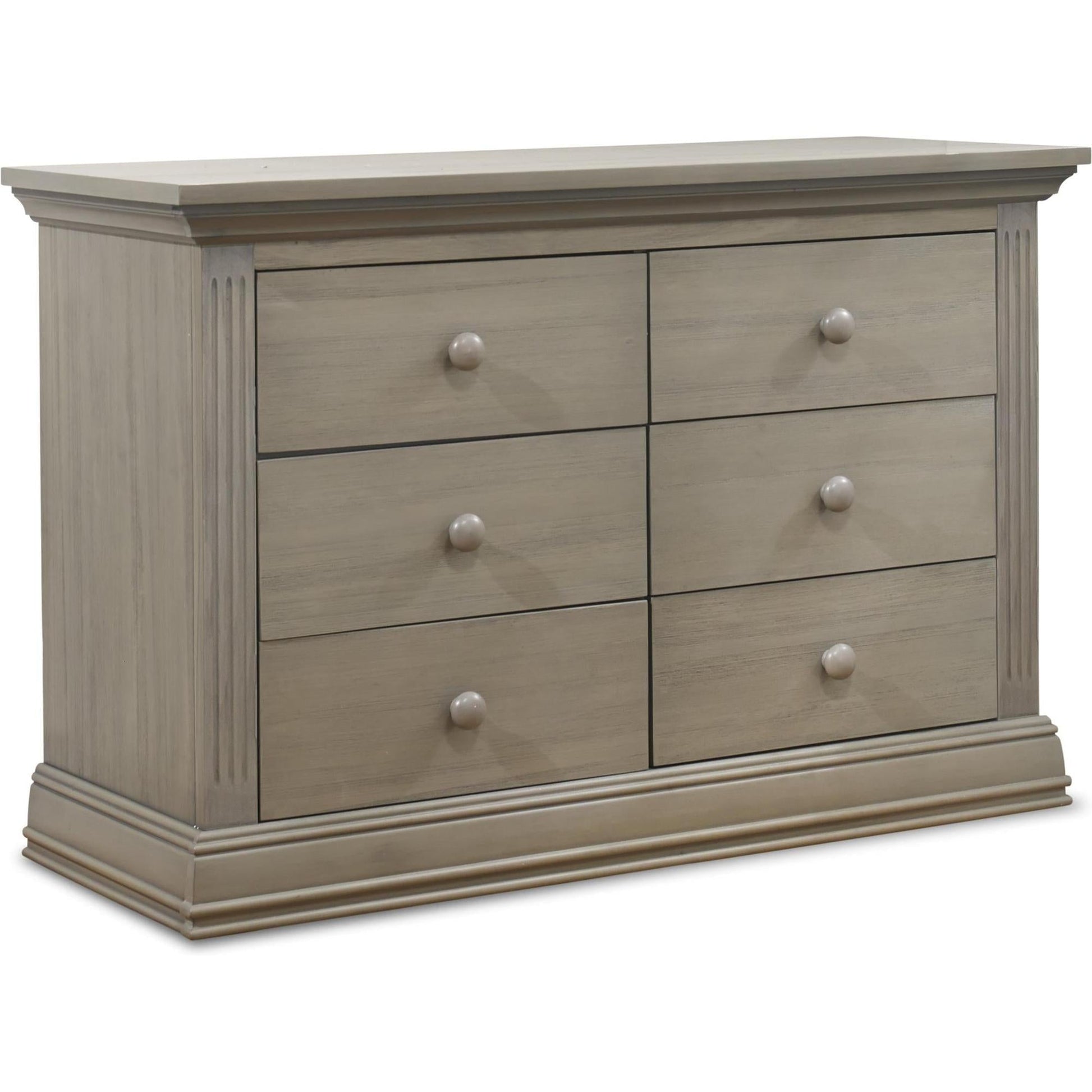 Sorelle Dressers Heritage Gray Sorelle Paxton Double Dresser