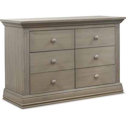 Sorelle Dressers Heritage Gray Sorelle Paxton Double Dresser