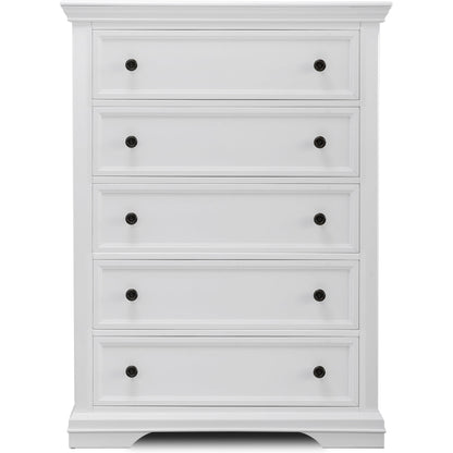 Sorelle Dressers White Sorelle Portico 5-Drawer Dresser