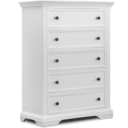 Sorelle Dressers White Sorelle Portico 5-Drawer Dresser