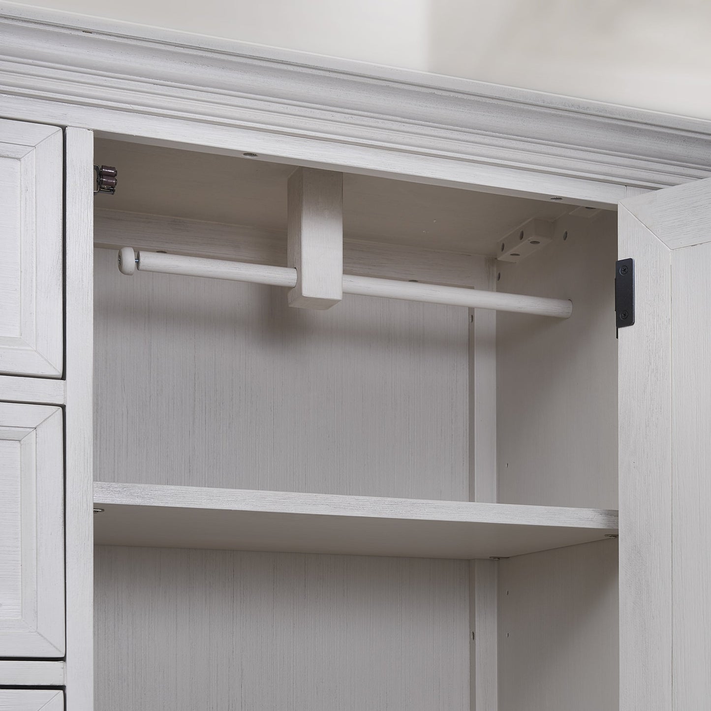 Sorelle Dressers Brushed Ivory Sorelle Portico Chifferobe