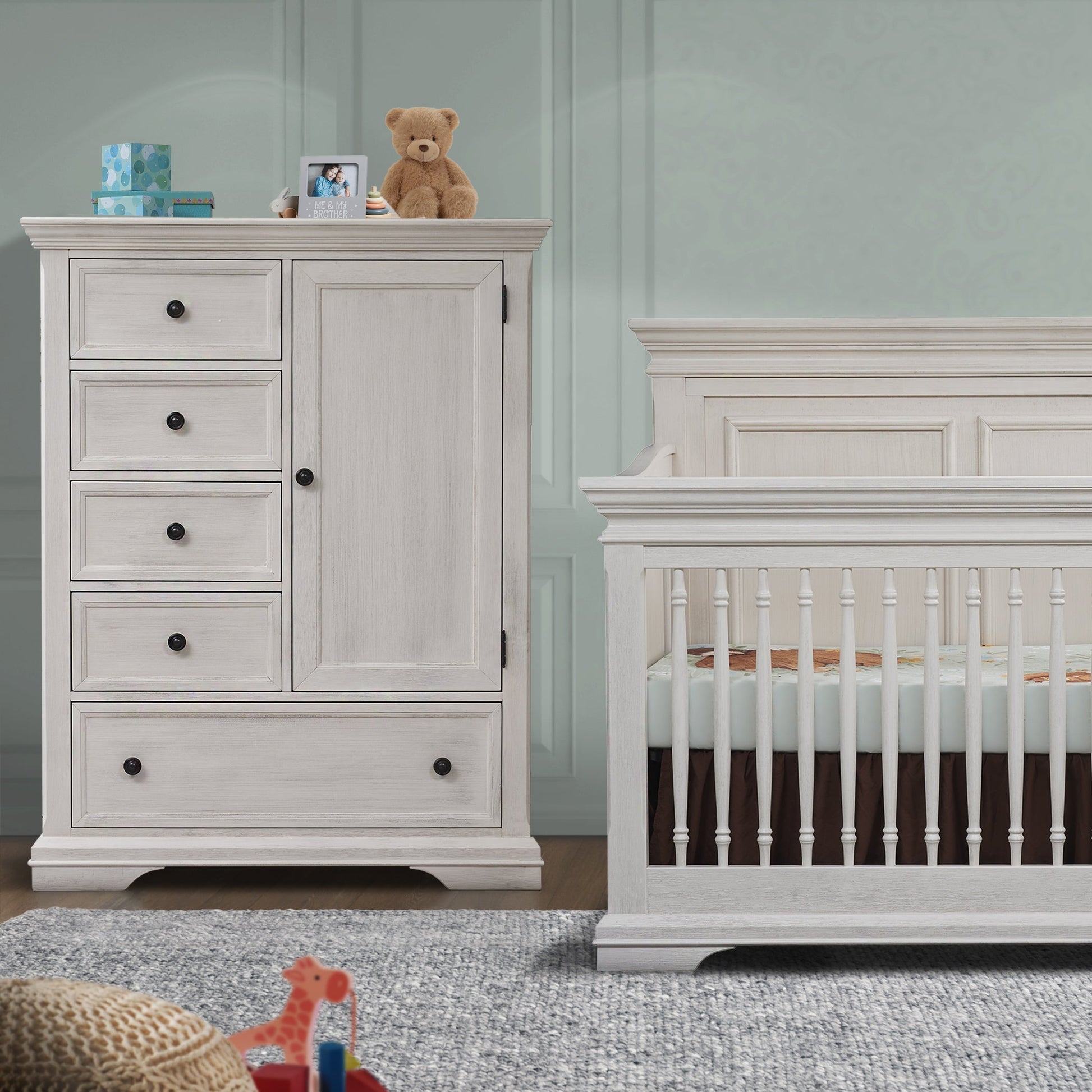 Sorelle Dressers Brushed Ivory Sorelle Portico Chifferobe